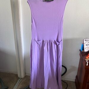 FP Beach Sleeveless Lavender Maxi Dress